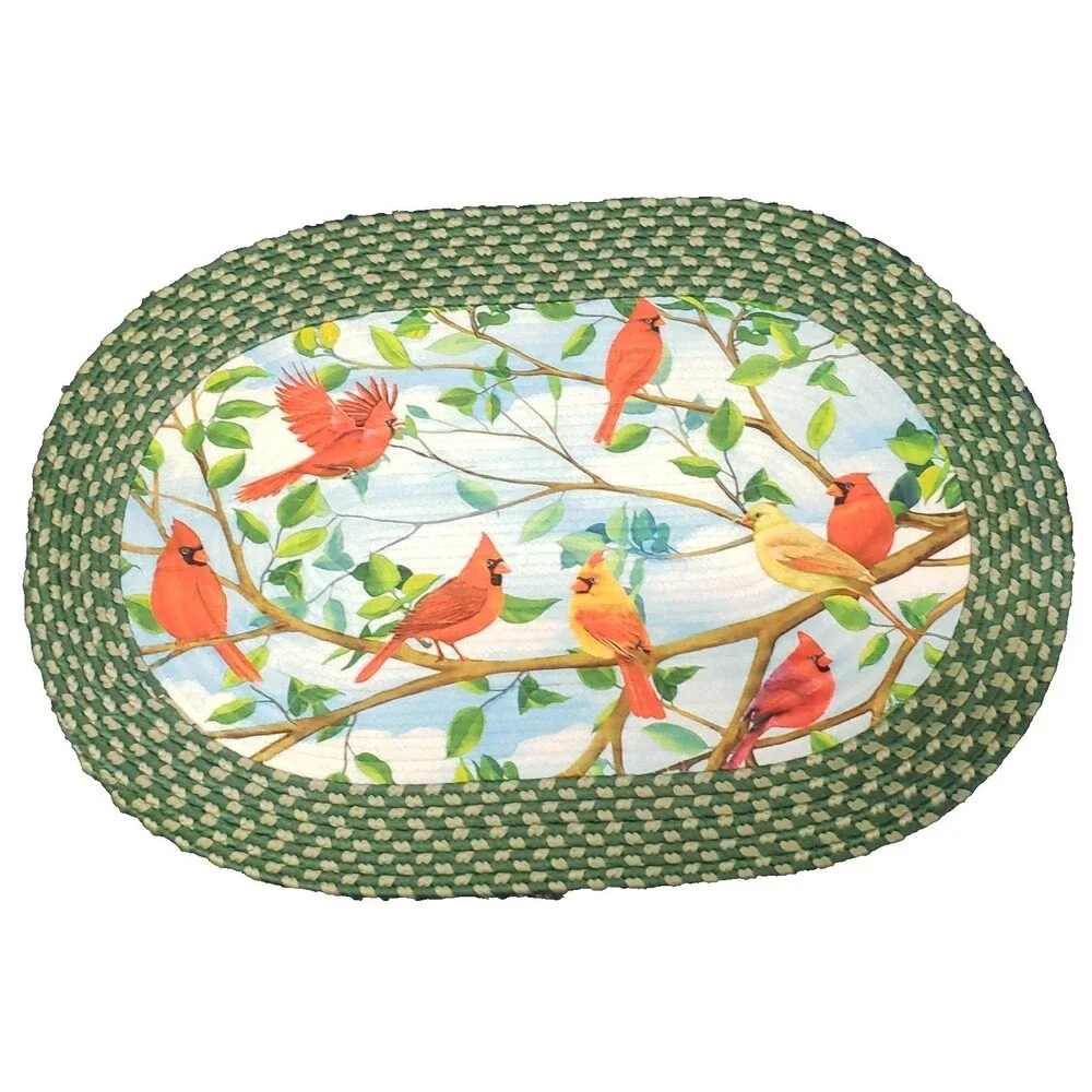 Oval Braided Kitchen Accent Rug(20